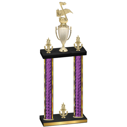 Double Purple Glacier Victory Music Trophy