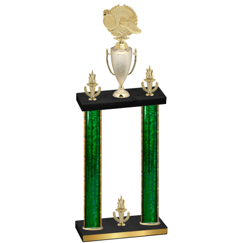 Double Green Glacier Victory Running Trophy