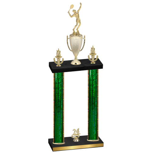 Double Green Glacier Year Tennis Trophy