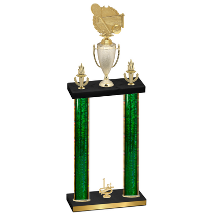 Double Green Glacier First Place Tennis Trophy