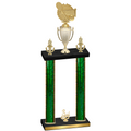 Double Green Glacier Third Place Tennis Trophy
