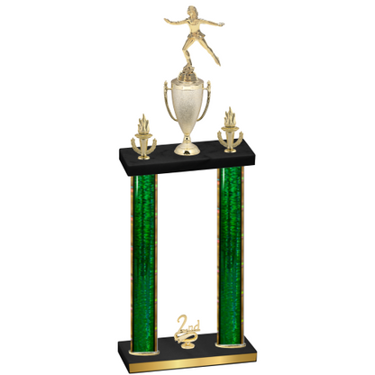 Double Green Glacier Second Place Skater Trophy