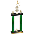 Double Green Glacier Fourth Place Skater Trophy
