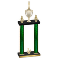 Double Green Glacier Third Place Chess Trophy