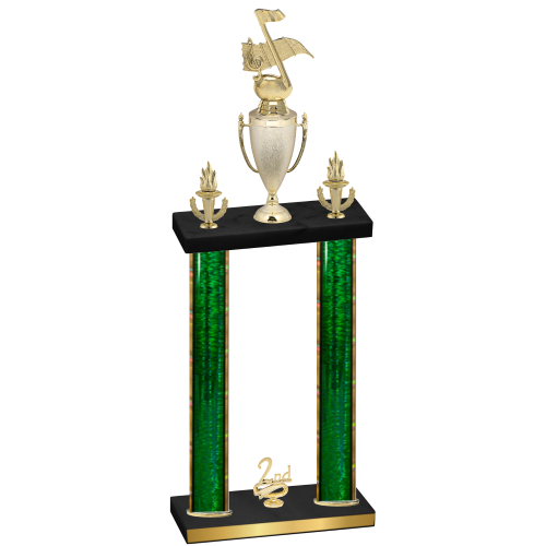 Double Green Glacier Second Place Music Trophy