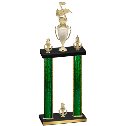 Double Green Glacier Victory Music Trophy