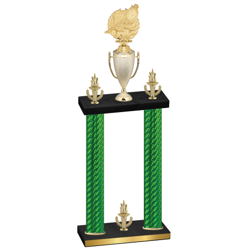 Double Green Carbon Fiber Victory Swimming Trophy