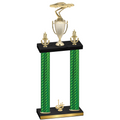 Double Green Carbon Fiber First Place Cars Trophy