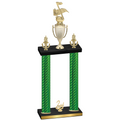 Double Green Carbon Fiber Second Place Music Trophy