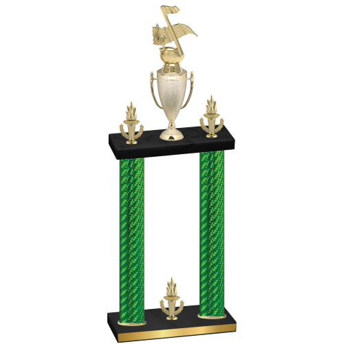 Double Green Carbon Fiber Victory Music Trophy