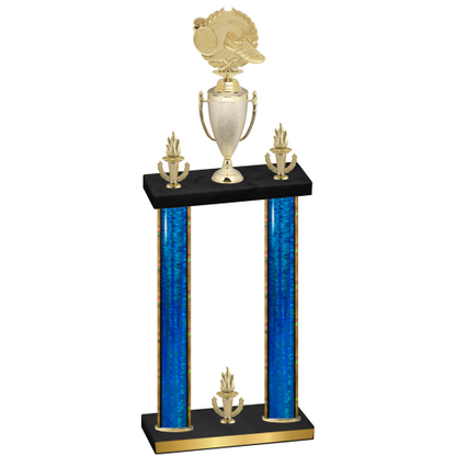 Double Blue Glacier Victory Running Trophy