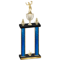 Double Blue Glacier First Place Volleyball Trophy