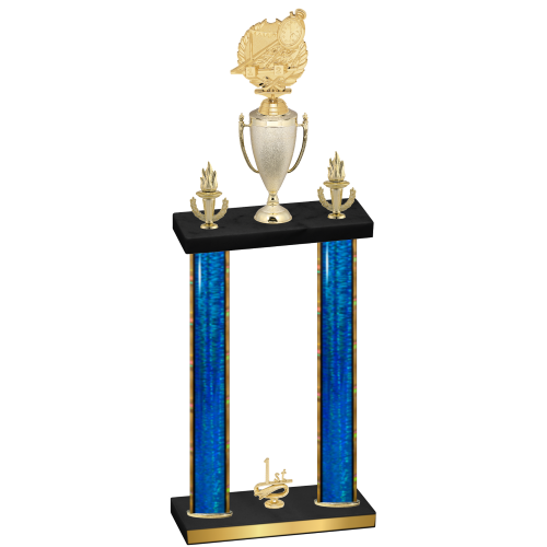 Double Blue Glacier First Place Swimming Trophy