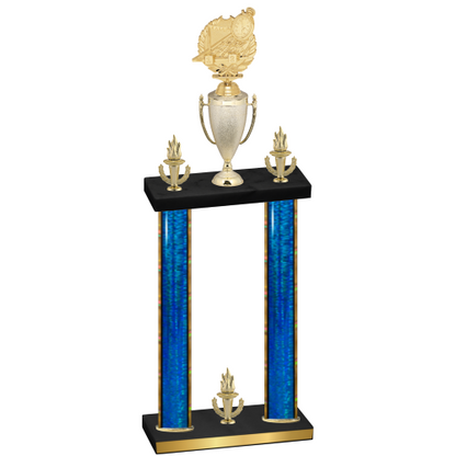 Double Blue Glacier Victory Swimming Trophy