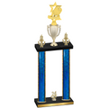 Double Blue Glacier Year Pickleball Trophy