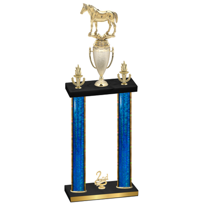 Double Blue Glacier Second Place Horses Trophy