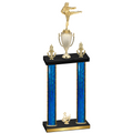 Double Blue Glacier Third Place Karate Trophy