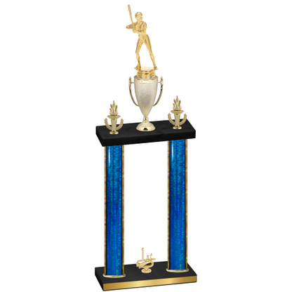 Double Blue Glacier First Place Softball Trophy