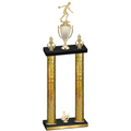 Double Gold Glacier Third Place Bowling Trophy