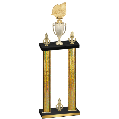 Double Gold Glacier Victory Swimming Trophy