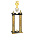 Double Gold Glacier First Place Pickleball Trophy