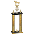 Double Gold Glacier Third Place Horses Trophy