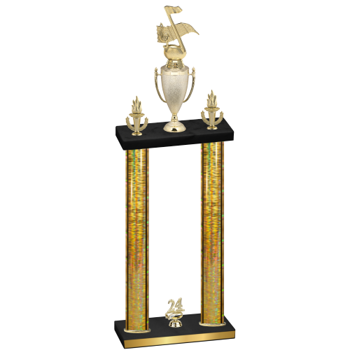 Double Gold Glacier Year Music Trophy
