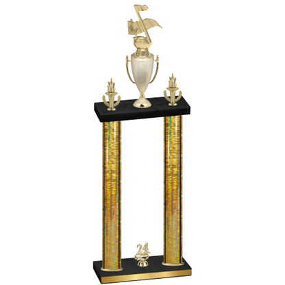 Double Gold Glacier Year Music Trophy