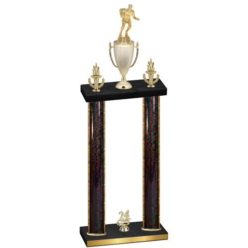 Double Black Glacier Year Rugby Trophy