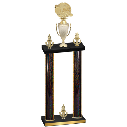 Double Black Glacier Victory Running Trophy
