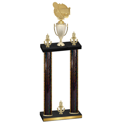 Double Black Glacier Victory Tennis Trophy