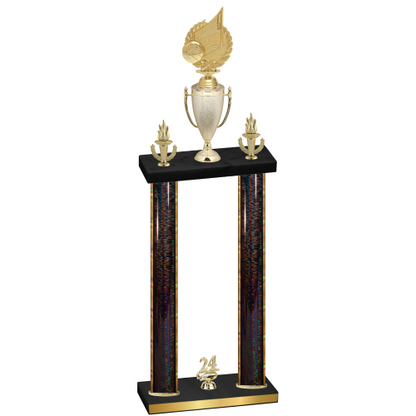 Double Black Glacier Year Volleyball Trophy
