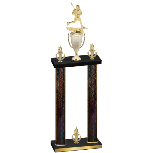 Double Black Glacier Victory Lacrosse Trophy