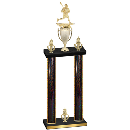 Double Black Glacier Victory Lacrosse Trophy