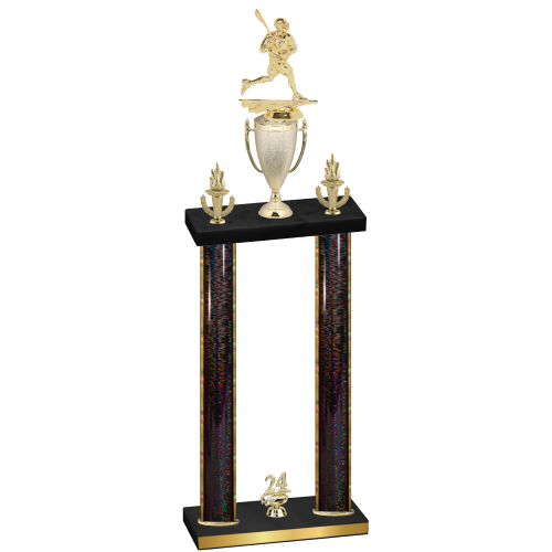 Double Black Glacier Year Lacrosse Trophy