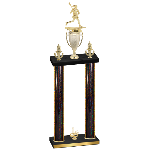 Double Black Glacier First Place Lacrosse Trophy