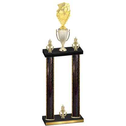 Double Black Glacier Victory Pickleball Trophy