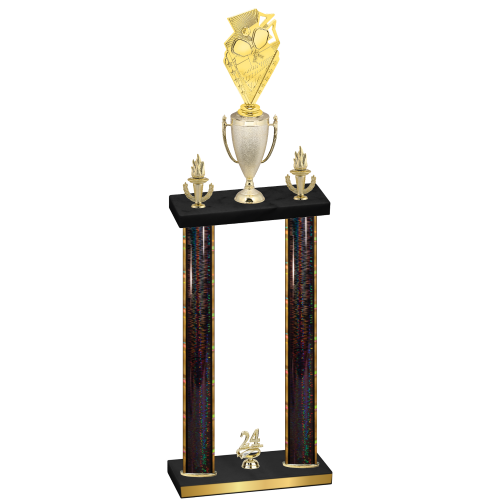 Double Black Glacier Year Pickleball Trophy