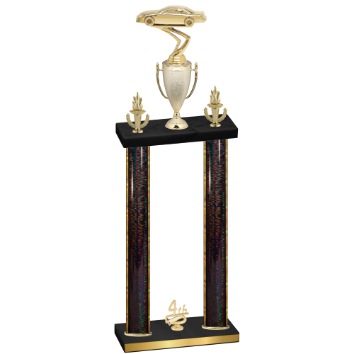 Double Black Glacier Fourth Place Cars Trophy