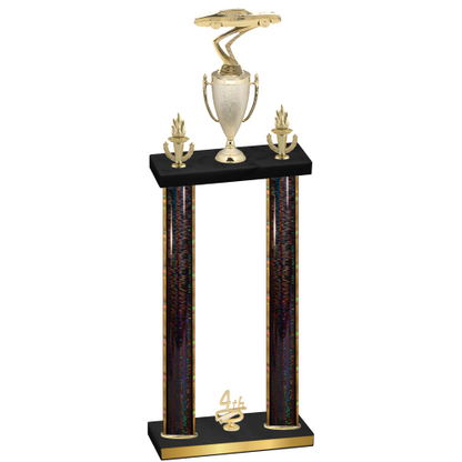 Double Black Glacier Fourth Place Cars Trophy