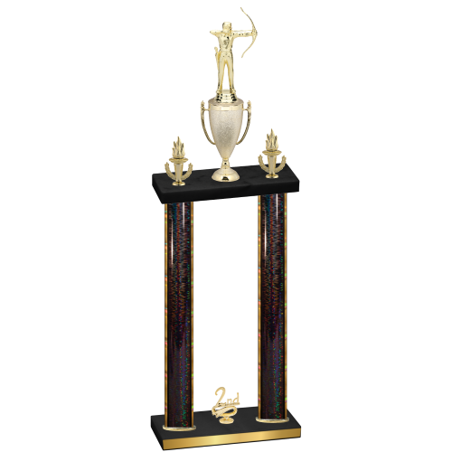 Double Black Glacier Second Place Archery Trophy