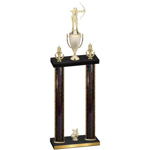 Double Black Glacier Year Archery Trophy