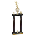Double Black Glacier Year Basketball Trophy