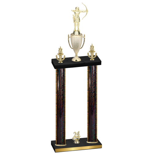 Double Black Glacier Year Archery Trophy
