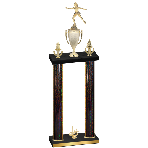 Double Black Glacier First Place Skater Trophy