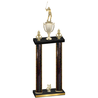Double Black Glacier Year Golf Trophy
