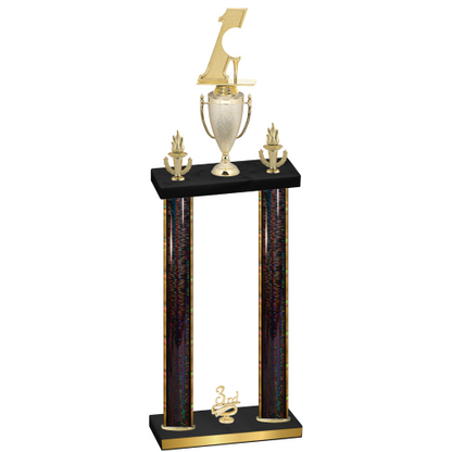 Double Black Glacier Third Place Golf Trophy