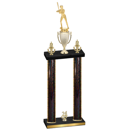 Double Black Glacier Year Softball Trophy
