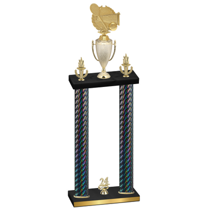 Double Black Carbon Fiber Year Tennis Trophy