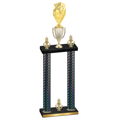 Double Black Carbon Fiber Victory Pickleball Trophy